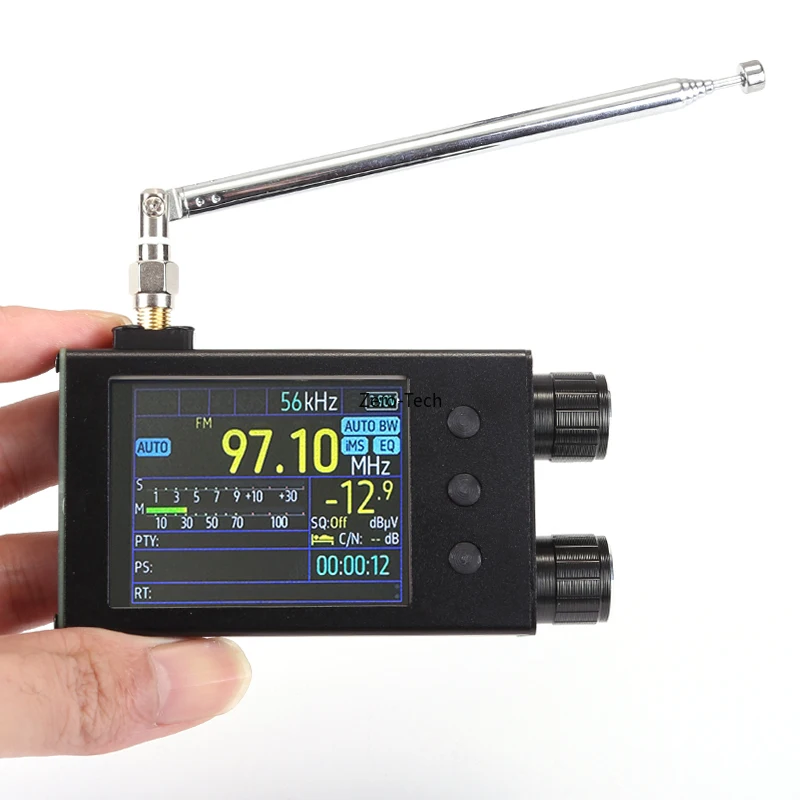 Portable TEF6686 Full Band  FM/LW/MW/SW Radio Receiver  with  Metal Case