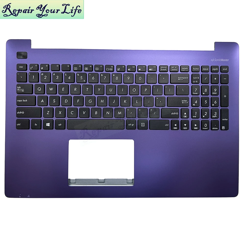 

Клавиатура UI English Topcase с подставкой для рук для ASUS X503 X553 X553M X553MA K553MA F553M X555 X554, красный верхний корпус 90NB04X1-R31UI0