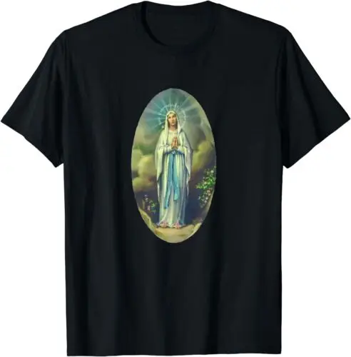 NEW LIMITED Virgin Mary of Lourdes Our Lady Christian Gift for Men Women T-Shirt