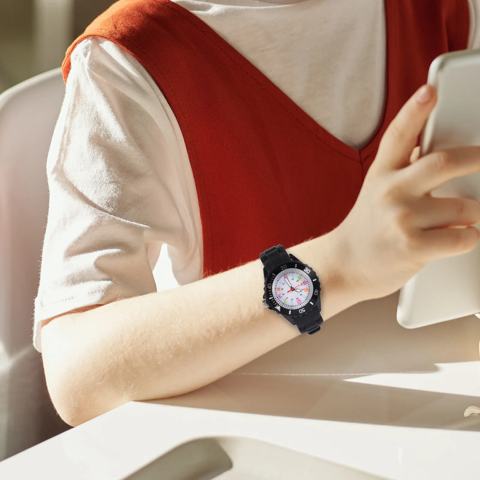 

Детские часы, легкие детские наручные часы, мягкий регулируемый ремешок, милый подарок на день рождения, Рождество, детские часы, подарок для детей