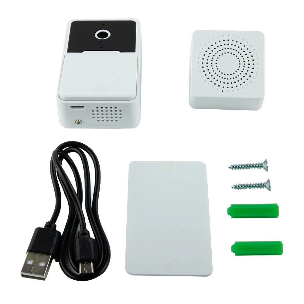 For Smart Wireless Remote Compatible with X3 Visual Doorbell Camera 1080P 43x41x32mm ABS Housing and 20m Signal Range