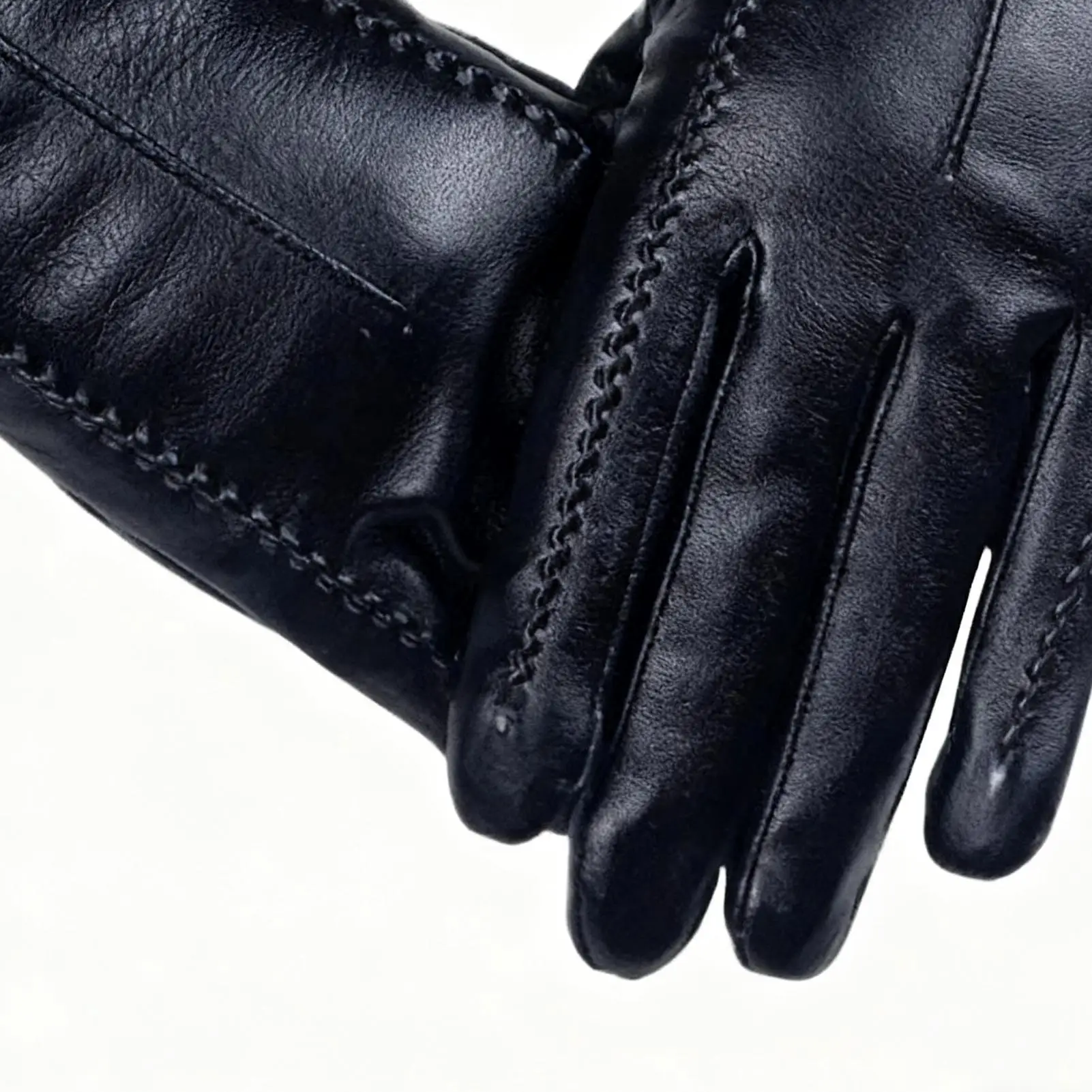 

Leather Winter Gloves Windproof Anti-Slip Hand Warmer Winter Warm Gloves Women For Driving Texting Cycling Daily Commuting