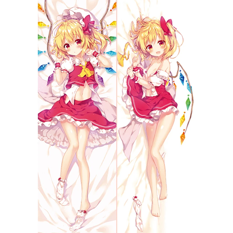 

Anime Dakimakura Pillow Case Fate Sexy and Busty Flandre Scarlet Double-Sided Halloween Decoration