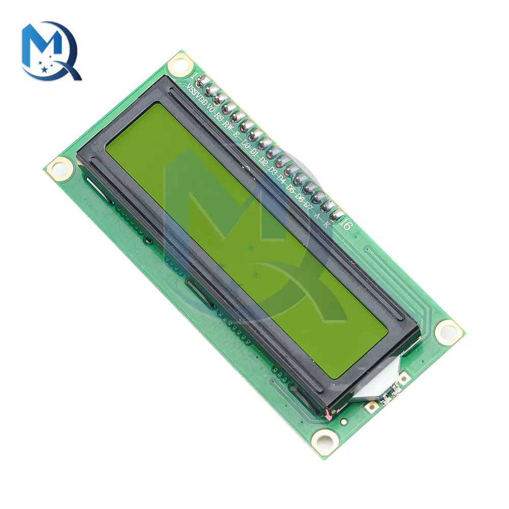 1602 Lcd-scherm Module LCD1602 Display Blauw/Geel 5V I2C Interface Adapter Board Met Backlight Scherm Module Voor arduino