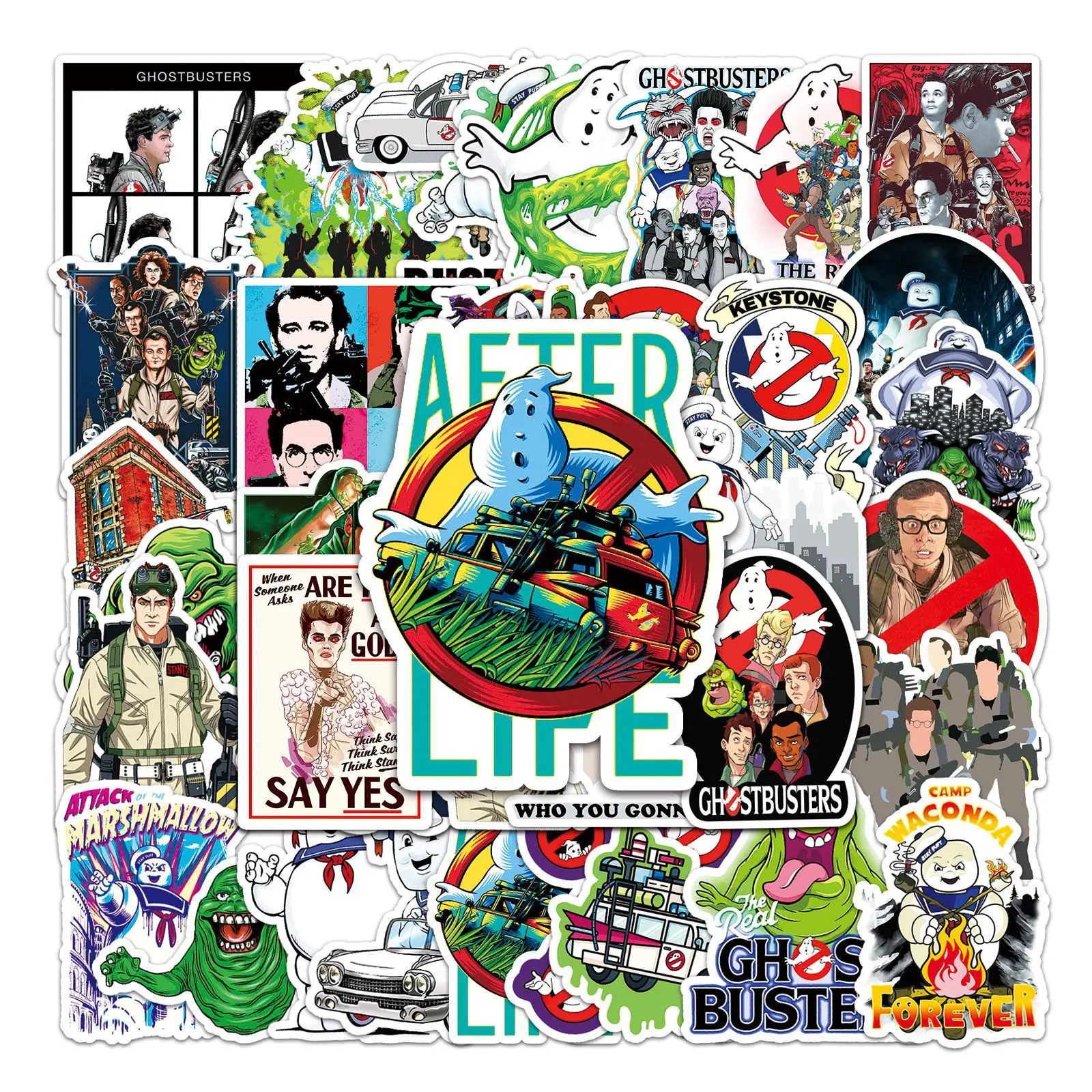 50PCS Ghostbusters Stickers Graffiti Stickers DIY Diary Phon