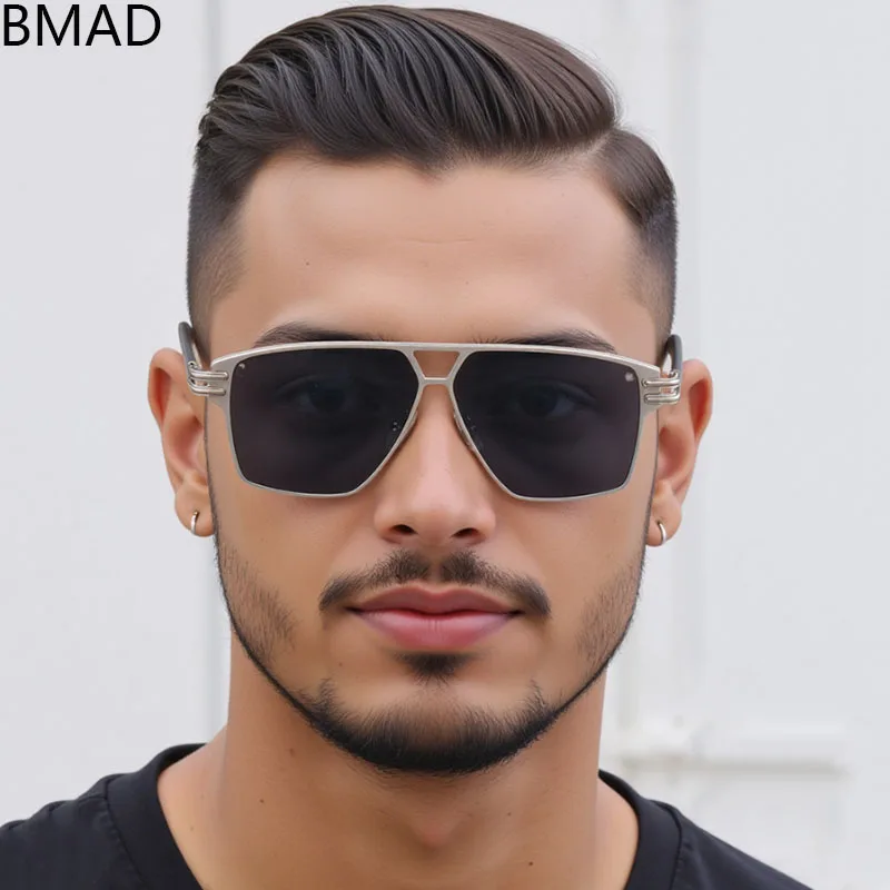 2025 designerskie okulary przeciwsłoneczne dla mężczyzn Dropshipping modne kwadratowe okulary przeciwsłoneczne Outdoor okulary sportowe óculos Vintage Sun Lentes Gafas