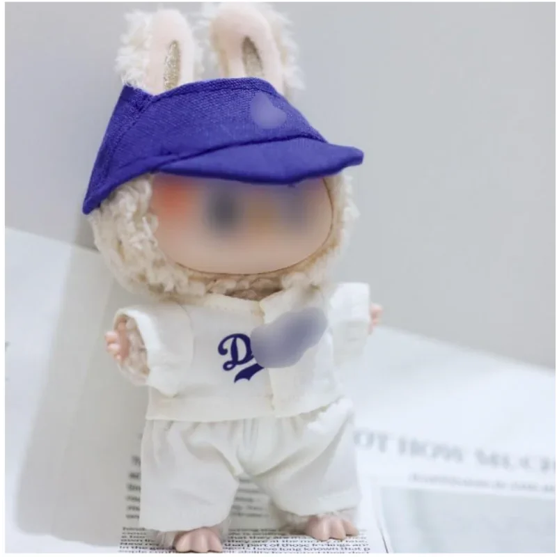 

Doll Clothing 15 / 17 cm Handmade Cloth for 15 cm17cm Costume Team LAD OHTANI Style (Blue/White) (Hat&top&Bottom Set Blue)