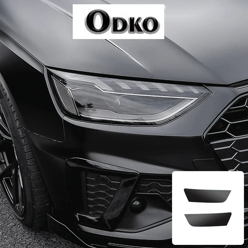 

For Audi A3 A4 A5 A6 A7 A8 Q3 Q5 Q7 S3 S4 S5 Light Black Car Tint Lighthouse Tail Light Headlights Fog Vinyl Sticker