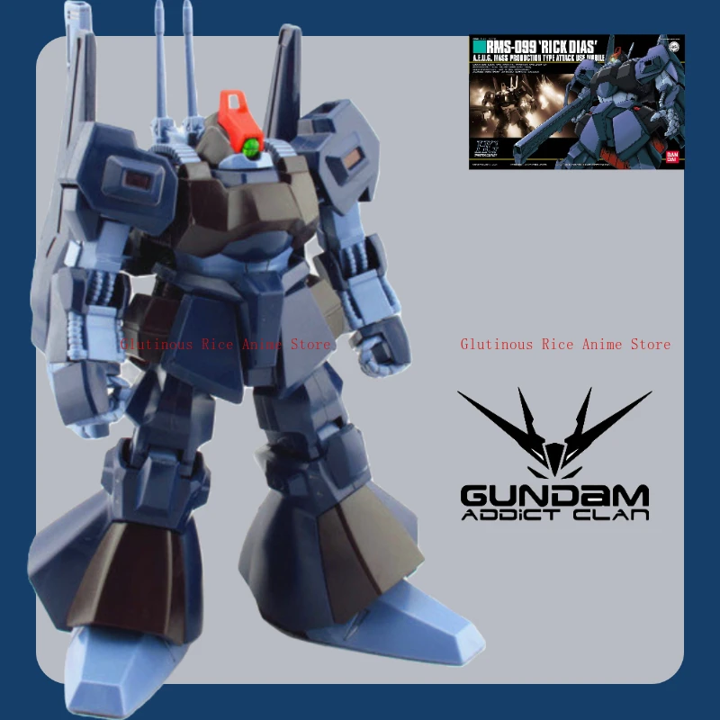 

Bandai HGUC 1:144 010 RMS-099 Rick Dias Gundam Assembled Model Toy Ornament Birthday Gift Original Collectibles Brand New