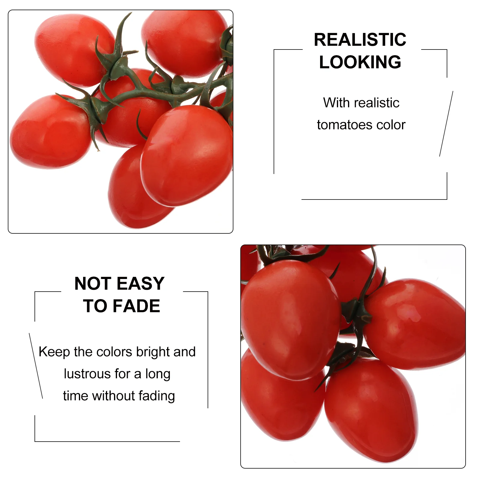 Simulated Fruit Skewers Foam Fake Props Tomatoes Decor Decorations Home Plant Cherry Photography Plastic Office Artificial