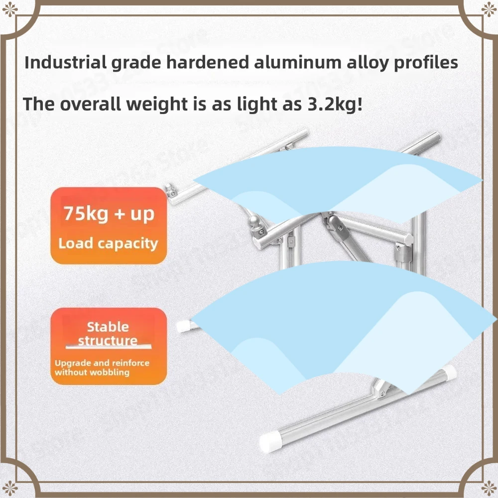 Adjustable Cross Stitch Table Stand Aluminum Alloy Desktop Embroidery Hoop Holder Clamp for Sewing Needlework Crafts