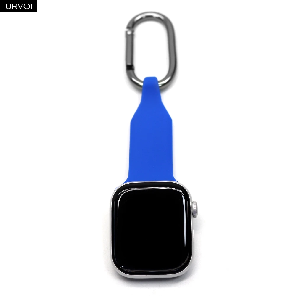 URVOI Doctor strap for Apple Watch Nurse ultra 3 2 series 11 10 9 8 7 SE3 silicone sport band for iWatch metal hanger easy hook