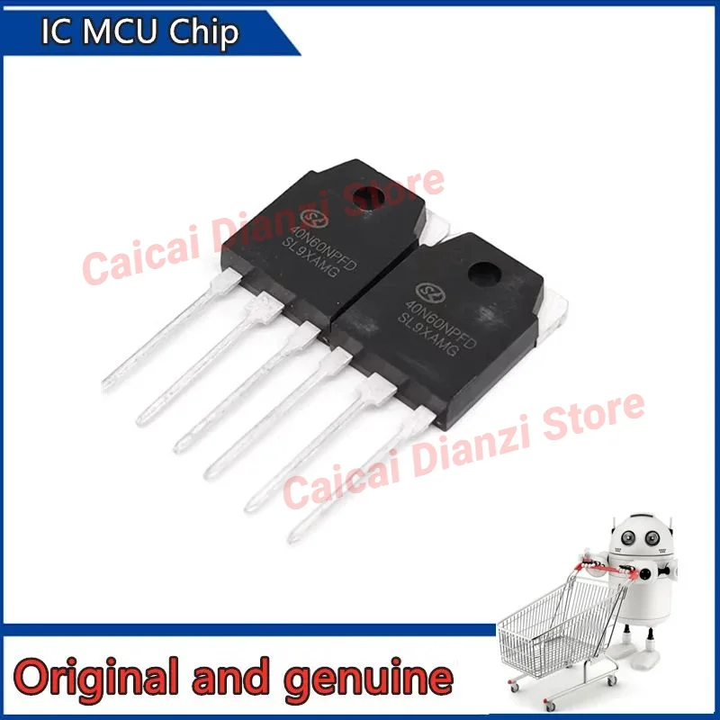 

10PCS/LOT 40N60NPFD TO-3P 40N60 600V 40A IGBT SGT40N60NPFDPN TO3P in stock