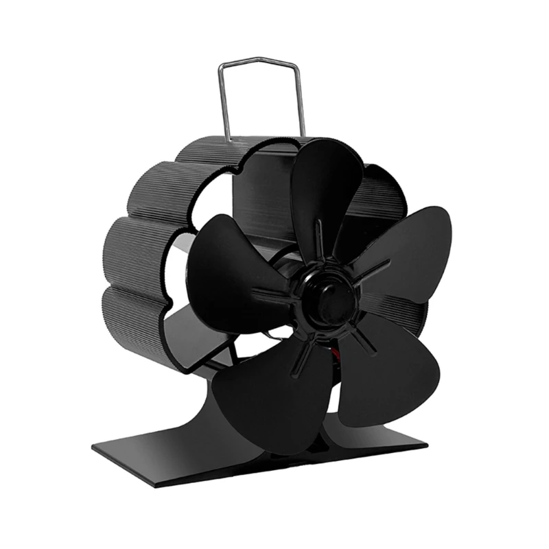 Efficient Heat Distribution Fan Heat Powered Stove Fan Warm Air Saving Fuels Save Energy and Stay Warm Quiet Operation Dropship