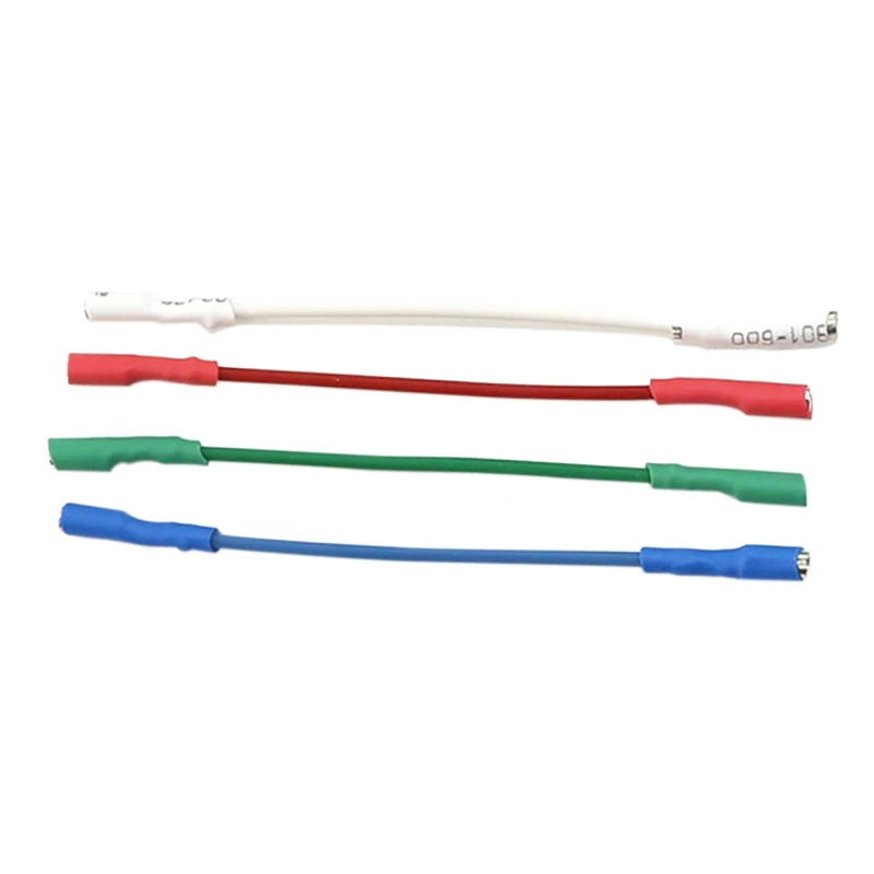 Plattenspieler Phonograph Blei Headshell Stereo Patrone Plattenspieler Headshell Drähte 4Pcs für Plattenspieler Ersatz