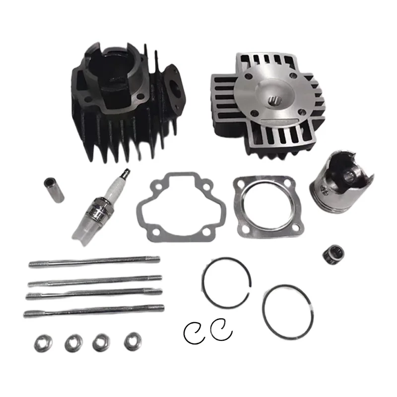 Motorcycle 40mm Head Cylinder  BIG BORE KIT Motor for YAMAHA PW50  PY50 QT50 MA50 PEEWEE50  Tri-Zinger DIRT BIK Ecylinder view 3