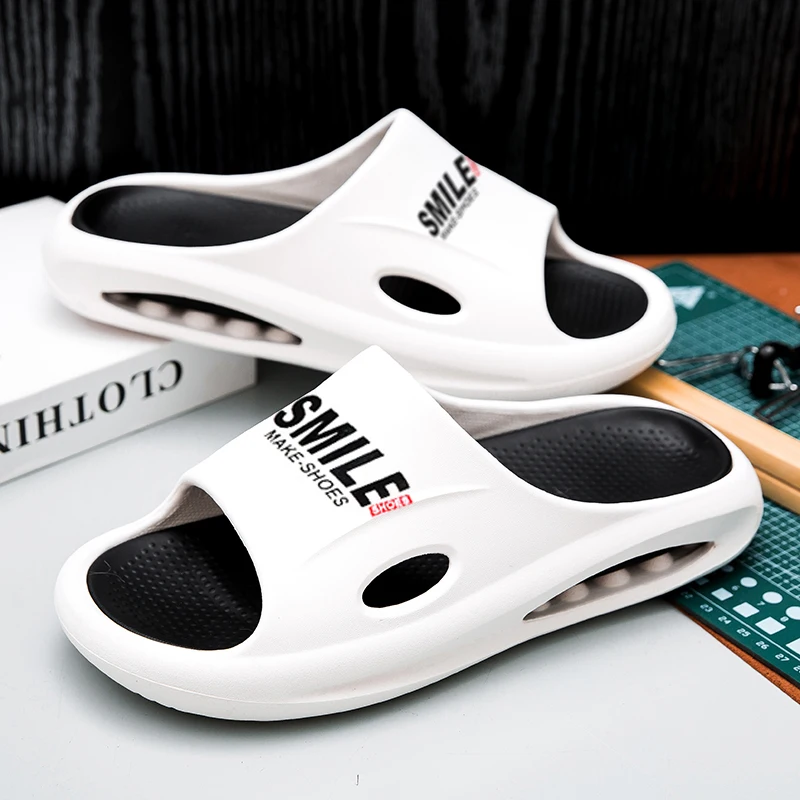 

High Quality Men's Summer Slippers Wear Non-slip Anti-odorStep onThe Poop Feeling Sports Leisure Beach Flip-flops Casual Sandals