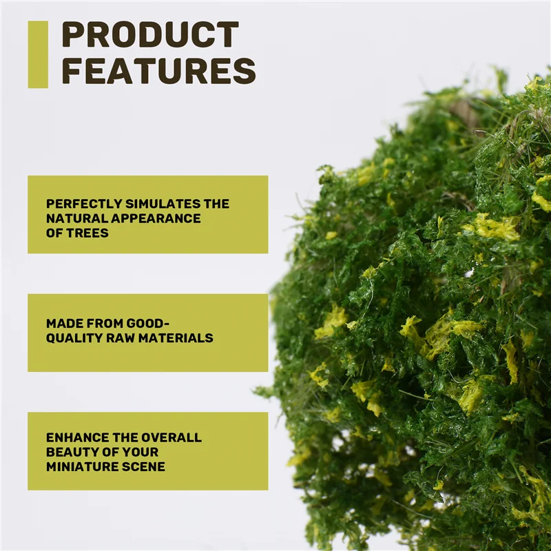 B78B-13Cm Feine Skala Grün Modell Baum Draht Stamm Simulation Baum Für Berg Landschaft Zug Eisenbahn Layout