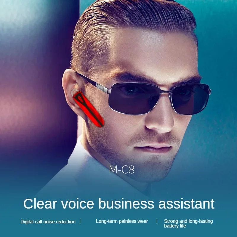 휴대용 방수 오디오 귀걸이형 헤드셋 이미지