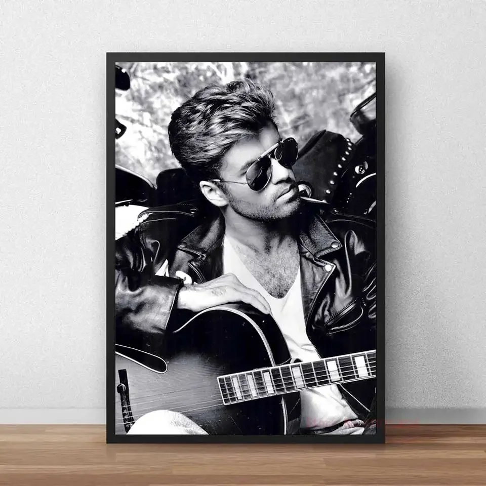 George Michael Poster Music Star Prints Wall Art Modern Canvas Painting Wall Pictures For Living Room Home Decor