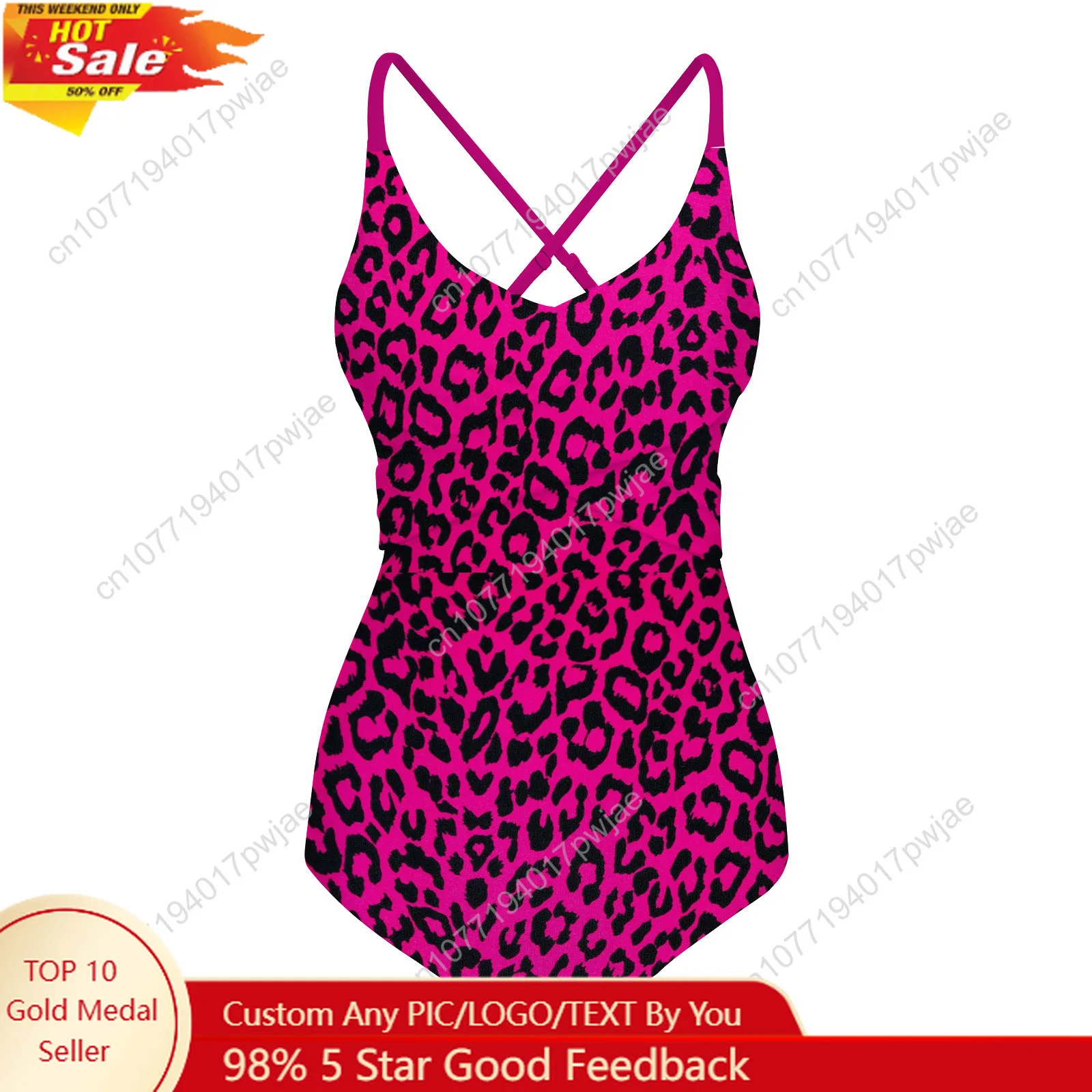 

Leopard Print Pattern Swimsuit Womens Sling Swimsuits Sexy Swimwear Pool Beach Bikini Summer Holiday Customize Bathing Suits