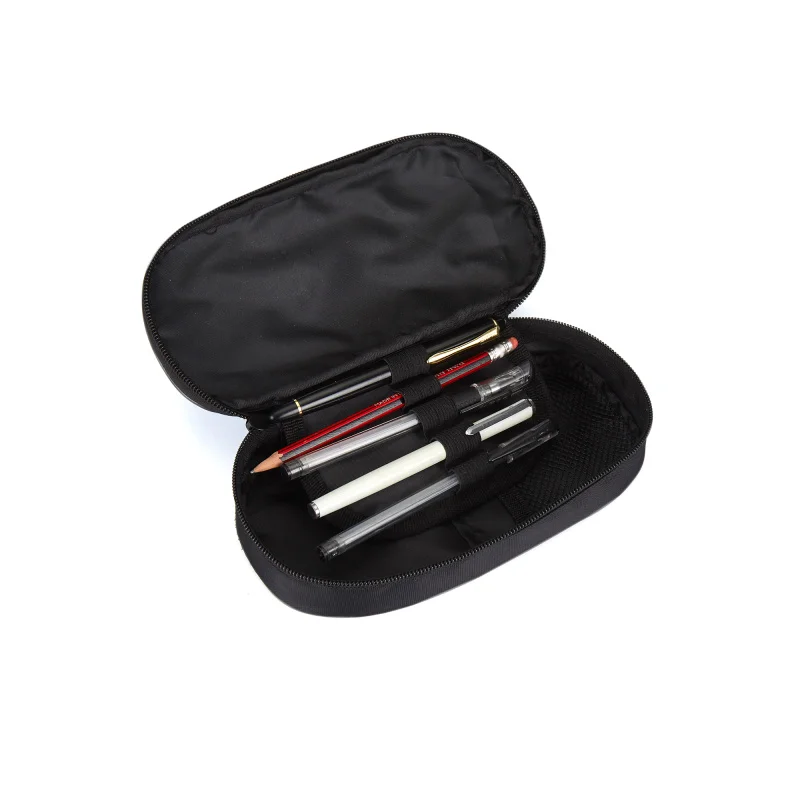 Tas Kotak Pena Anime Kartun Robot Liar untuk Siswa Kotak Pensil Ritsleting Perlengkapan Sekolah Kapasitas Besar