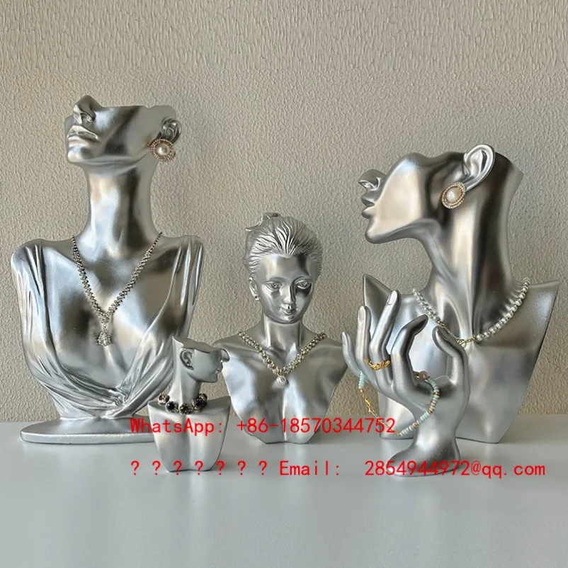 

Jewelry Display Portrait Model Necklace Holder Earrings Ring Holder Jewelry Storage Jewelry Display Props