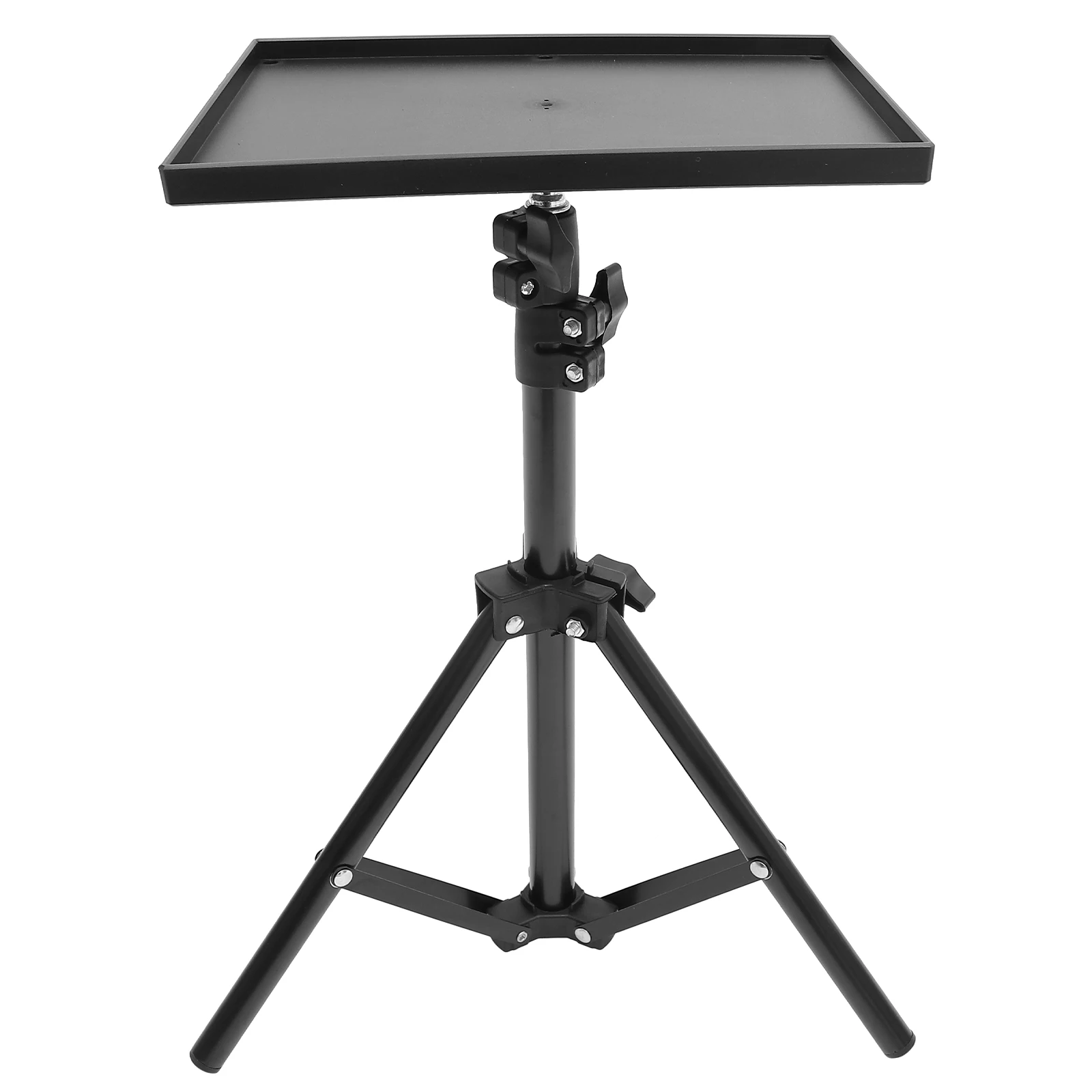 Adjustable Metal Projector Stand Tripod For Laptop Tablet Photography 1.1m Foldable Bracket Shelf Holder