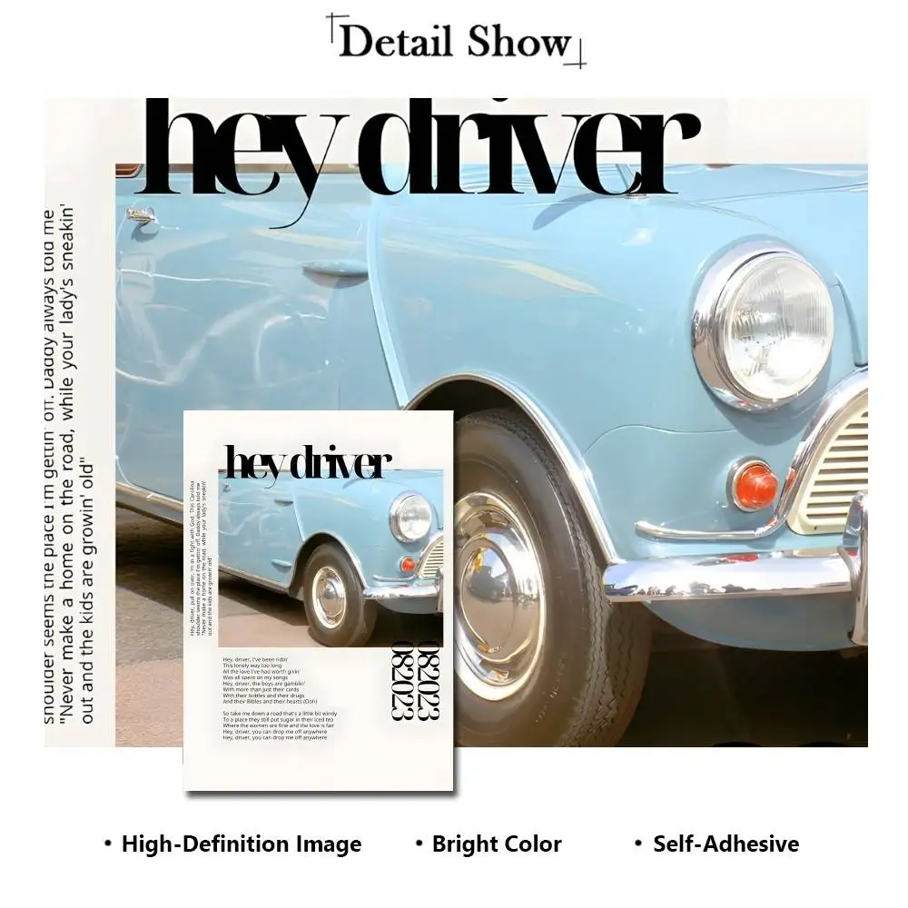 المغني زاك بريان كلمات الموسيقى الكلاسيكية يا سائق تسعة الكرة المشارك HD يطبع صورة فنية ديكور المنزل لهدايا غرفة نوم عنبر #6