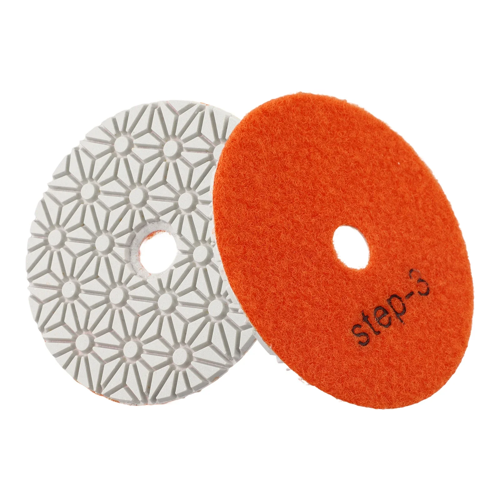 3 Step Polishing Pads 3 Step Polishing 4 Inch 100mm Dry Wet Pads Concrete Polishing DIY Polishing For Concrete