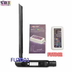 MiBoxer FUTD01 DMX 512 Wireless LED Transmitter FUTD02 DMX512 RGB+CCT Strip Controller DC12V-24V for 2.4G RGB+CCT Led Lamps
