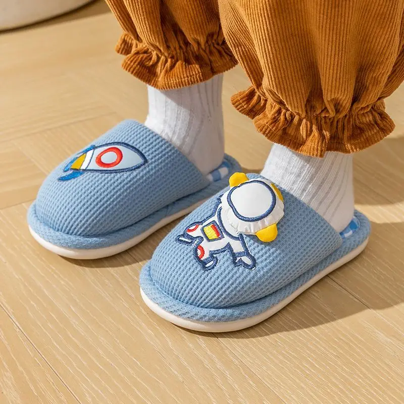 

Non Slip Heated Cotton Slippers for Girls Winter Indoor Plush Furry Warm Slippers for Children Cozy Home Kids Footwear