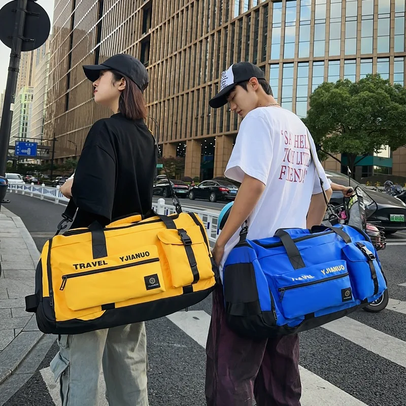 

Travel Bag Large Capacity Weekender Carry On Duffle Bags with Shoe Compartment Sports Fitness Bags for Women Shoulder Bag