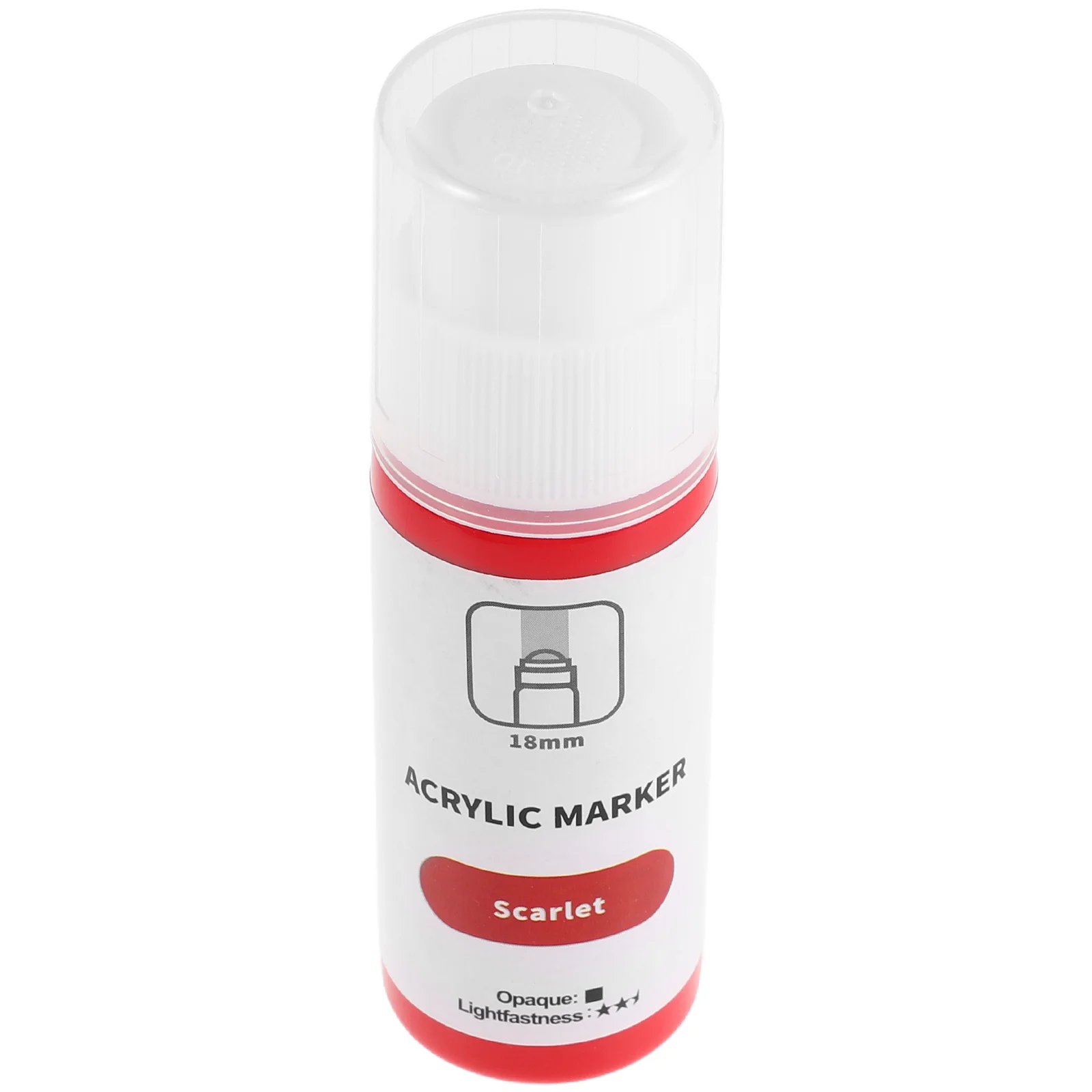 

Acrylic Paint Markers Round Tip Waterproof Graffiti Tools for Stones Signs Canvas Tagging Painting Red Permanent Art Pens