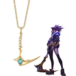 Spiel lol kda akali cosplay Halskette Prop Modell Anhänger Halloween Schmuck Zubehör Geschenke