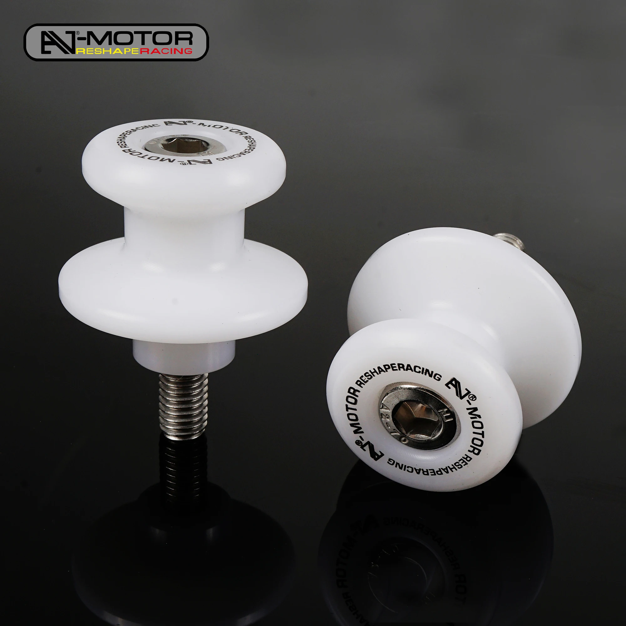AJ-MOTOR Motorcycle Paddock Stand Bobbins For Yamaha MT03/MT25/MT09/MT10/XS900R/R1/R6/R7/R9/R3/R25/FZ1N/FZ1000/FZ8N/FZ800
