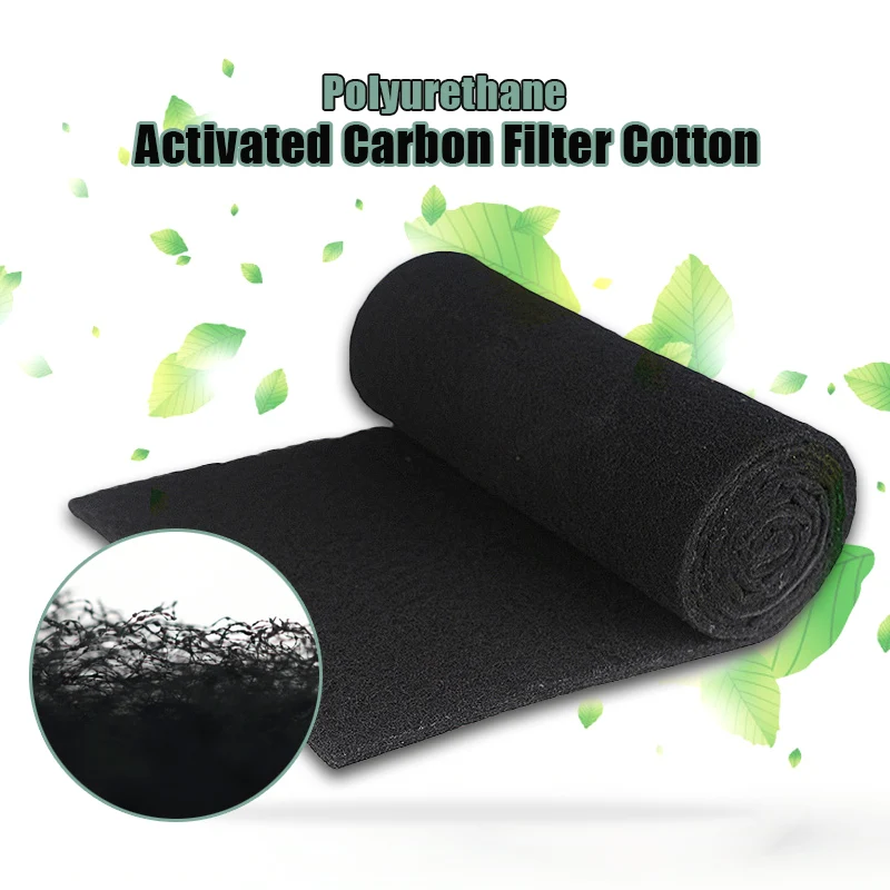 High Density Car Air Conditioner Activated Carbon Foam Filter Purifier Universal Water Filter Sheet Cooker Hood Extractor Filter