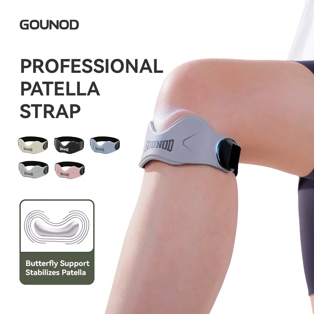 Silicone Patellar Strap Anti Slip Running Knee Fixation Comfortable Fit Sports Supportion Lightweight Exercise