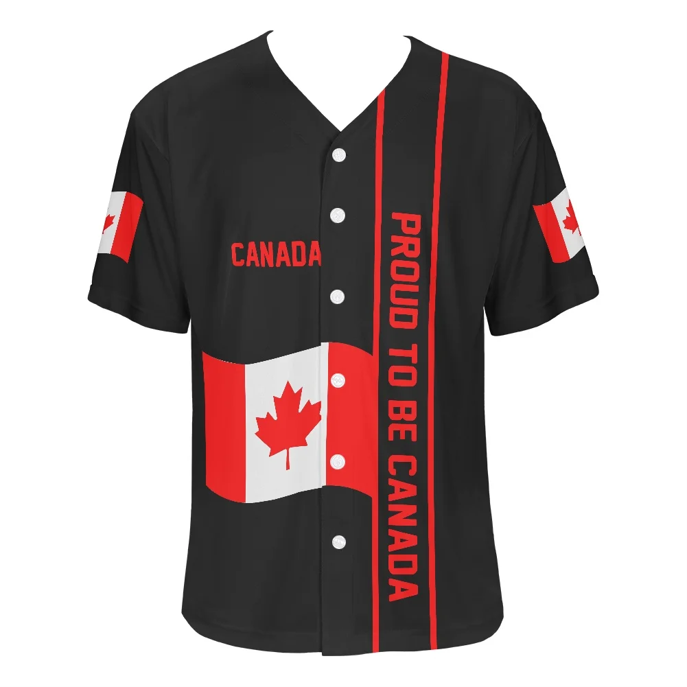 

Men's Jerseys 2022 Country Flag Printing Hot Selling Hawaiian Summer V-neck Short Sleeve Jersey For Street Hip Hop Baseball Top