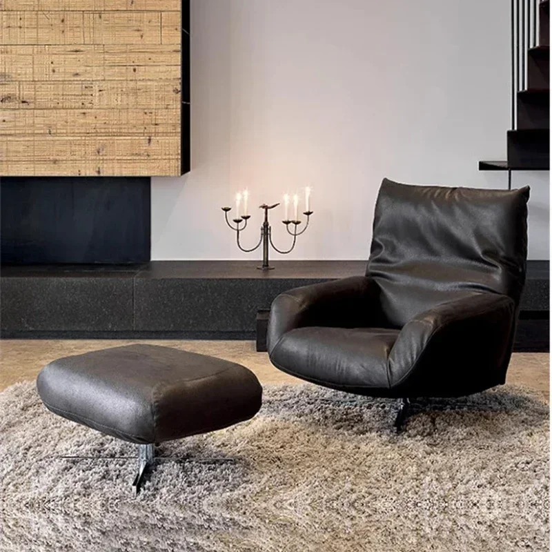 Rotating Gaming Chair Simple Trending Back Support Chair Brown Waterproof Sillones Para Sala De Estar Living Room Furniture