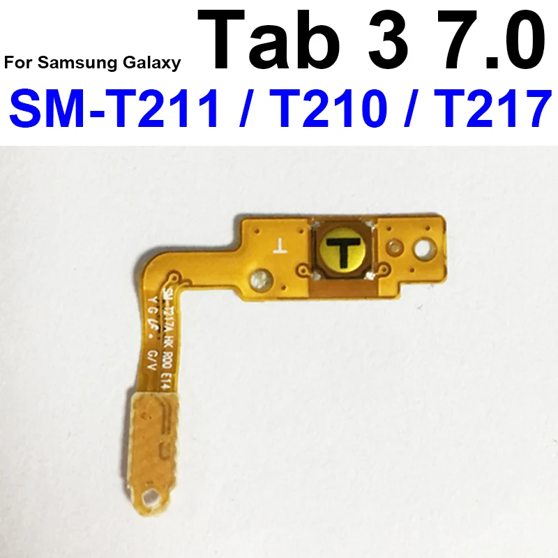 For Samsung Galaxy Tab 3 7.0 SM-T211 T210 T217 Back Return Keypad Menu Home Button Flex Cable Parts