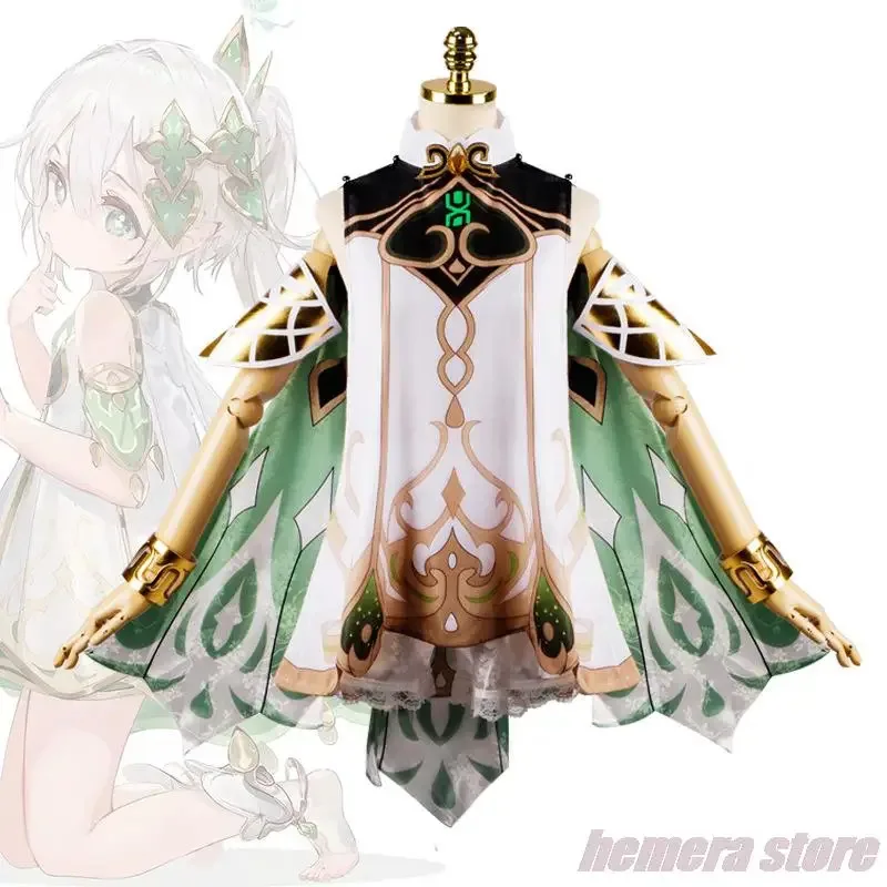 الدب دن الجلد أقل لورد كوسانالي ناهيدا تأثيري فستان الفتيات شعر مستعار مجموعة زي حفلة الهالوين المشارك جديد 2025