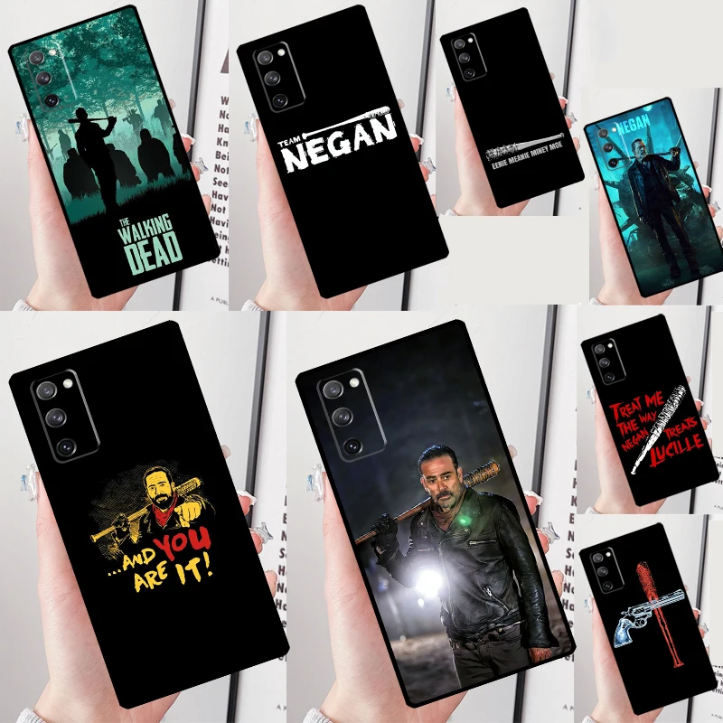 Negan The Walking Dead Case For Samsung Galaxy S23 S22 Ultra Note 10 Plus Note 20 Ultra S9 S10 S20 S21 FE Cover