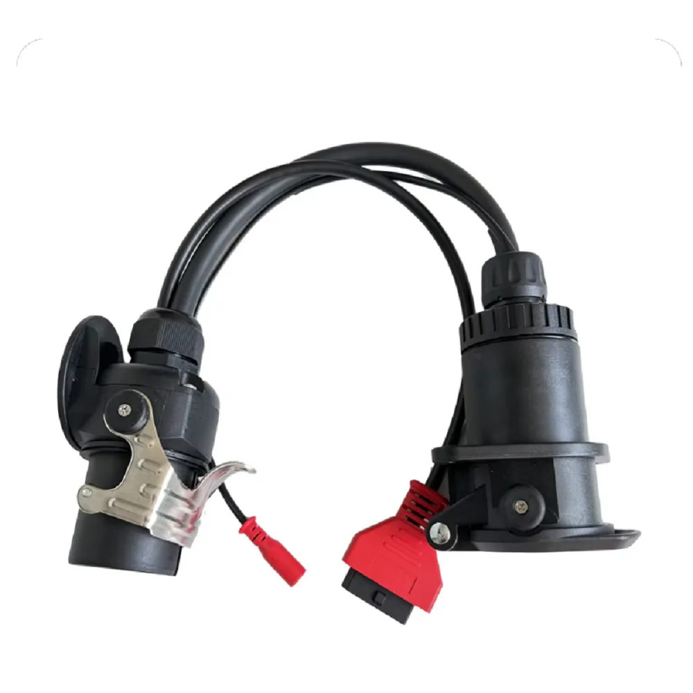 7638 EBS Compatible with Bosch Autel Autocom for Truck Vehicles New OBD2 Trailer Diagnostic Adapter Cable ISO