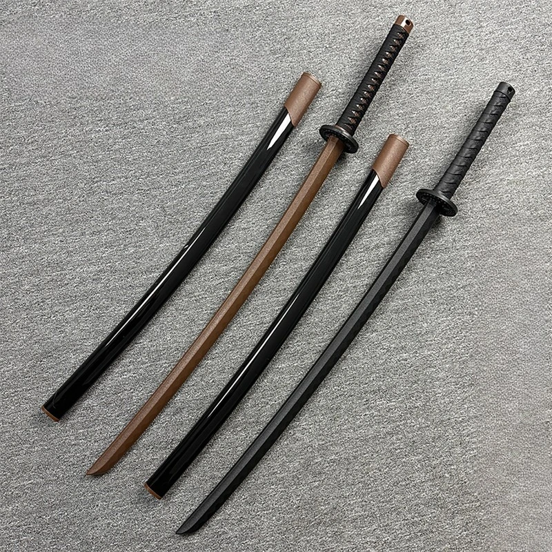 

106cm/41.73in Katana Medieval Swords With Sheath Plastics Model Props Novelty Toy Game Peripherals Samurai Party Supplies Regalo