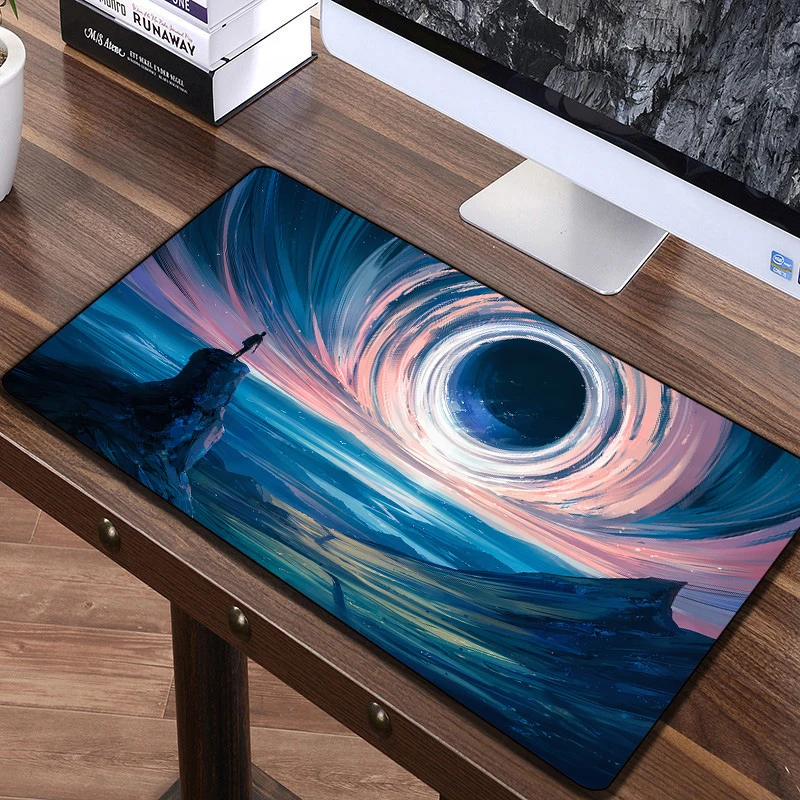 800x300 Große Fantasie Kunst Mange Maus Pad Laptop Tisch Pad Gaming Hoom Zubehör Kawaii Anime Landschaft Mousepad Schreibtisch matte Teppich