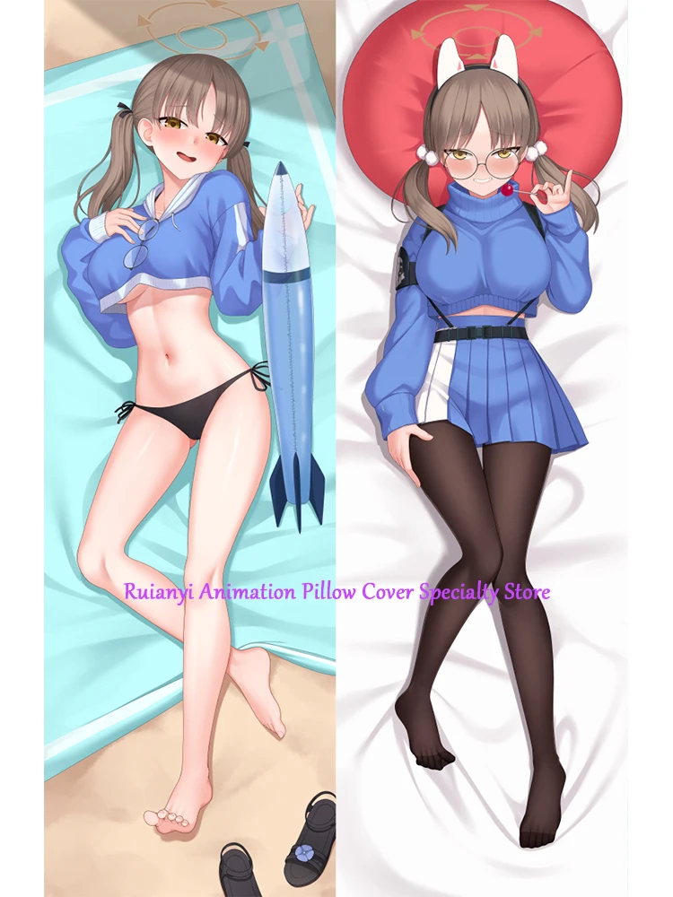 غطاء وسادة القمر الأنيمي Dakimakura ، على الوجهين ، طباعة الجسم بالحجم الطبيعي ، غطاء وسادة للكبار