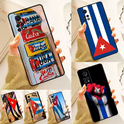 Cuba Flag Case For Samsung Galaxy S24 Plus S23 S20 S21FE Lite S22 Ultra Note 20 S8 S9 S10 Phone Coque