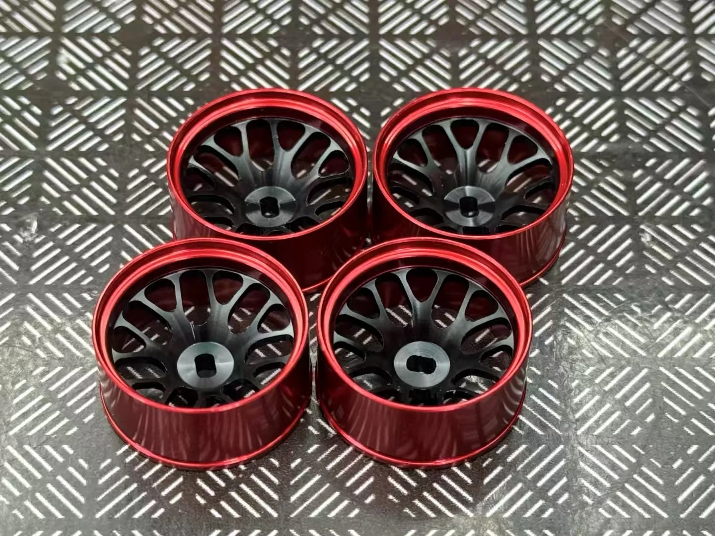 2pcs Diameter 22.5MM Metal Wheel Hub RC Car 1:28 for MARACING DLR8 D24 DriftArt2 TG TGS Wltoys K969 MINI-Q HGD1 XRX DRZ