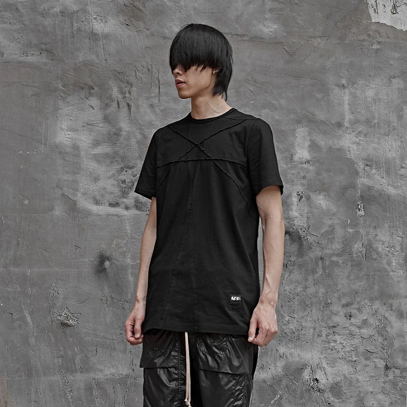 

NIGO FHDX Dark Style PentagramT-Shirt Half Sleeve Round Neck Fashion Short Sleeve Solid Black Men's Women's #NGTOP11169